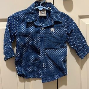 Boys Cinch button down shirt, 6-12mo